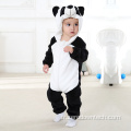Coton Animal Mignon Panda Garçon Bébé Barboteuses À Capuche